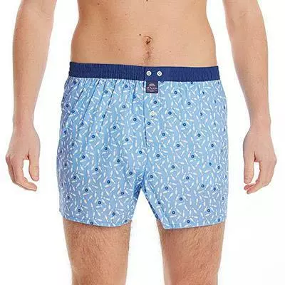 MC ALSON Boxer-Shorts 4439/hellblau Boxershorts, Baumwolle, Hellblau gemustert 3 MC ALSON Boxer-Shorts 4439/hellblau Boxershorts, Baumwolle, Hellblau gemustert – Bild 3