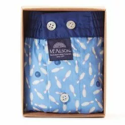 MC ALSON Boxer-Shorts 4439/hellblau Boxershorts, Baumwolle, Hellblau gemustert 7 MC ALSON Boxer-Shorts 4439/hellblau Boxershorts, Baumwolle, Hellblau gemustert -Wäsche Verkaufsshop 373085 norm3