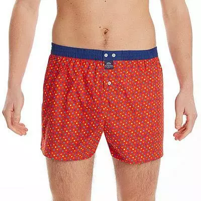 MC ALSON Boxer-Shorts 4448/rot Boxershorts, Baumwolle, Rot-blau gemustert 3 MC ALSON Boxer-Shorts 4448/rot Boxershorts, Baumwolle, Rot-blau gemustert – Bild 3