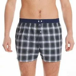 MC ALSON Boxer-Shorts 4477/grün Boxershorts, Baumwolle, Marine-grün kariert -Wäsche Verkaufsshop 373096 norm2