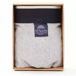 MC ALSON Jersey Boxer-Shorts J0300/grau Trunk, Baumwoll-Jersey, Hellgrau meliert -Wäsche Verkaufsshop 373100 norm3