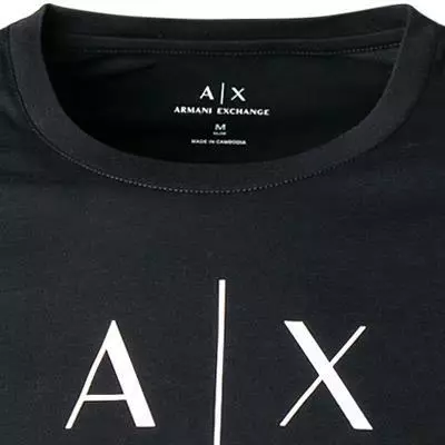 ARMANI EXCHANGE T-Shirt 8NZTCH/Z8H4Z/1510 Longsleeve, Slim Fit, Baumwolle, Navy 3 ARMANI EXCHANGE T-Shirt 8NZTCH/Z8H4Z/1510 Longsleeve, Slim Fit, Baumwolle, Navy – Bild 3