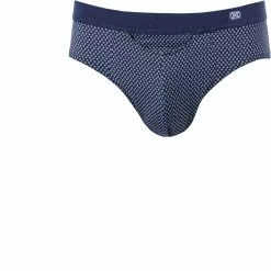 HOM Comfrot Mini Briefs Ramatuelle 402271/I0RA Slip, Baumwolle, Navy gemustert, Navy
