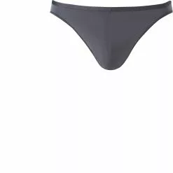 HOM Micro Briefs Plumes 404756/Z098 Slip, Mikrofaser-Stretch, Grau, Anthrazit