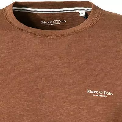 Marc O'Polo Longsleeve 127 2222 52080/762 Bio Baumwolle, Braun meliert, Braun 3 Marc O'Polo Longsleeve 127 2222 52080/762 Bio Baumwolle, Braun meliert, Braun – Bild 3