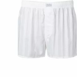 Novila Boxershorts 8367/055/1 Baumwolle, Weiß gestreift, Weiß