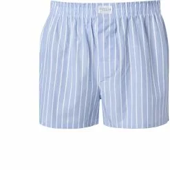 Novila Boxershorts 8178/055/102 Baumwolle, Hellblau gestreift, Hellblau