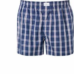 Novila Boxershorts 8149/055/204 Baumwolle, Marineblau kariert, Marine