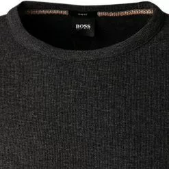 BOSS Longsleeve Tempest 50462773/001 Longleeve, Slim Fit, Baumwolle, Schwarz meliert, Schwarz -Wäsche Verkaufsshop 373587 norm2