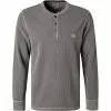 camel active Longsleeve 409671/6T11/06 Baumwolle, Steingrau