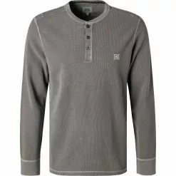 camel active Longsleeve 409671/6T11/06 Baumwolle, Steingrau