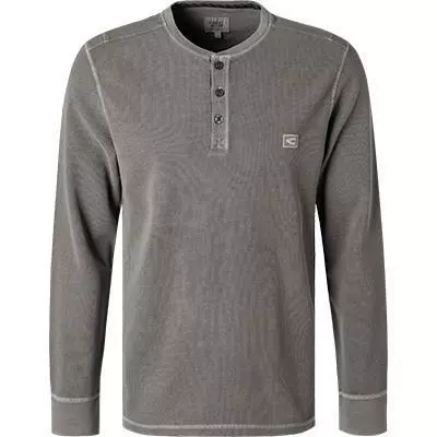camel active Longsleeve 409671/6T11/06 Baumwolle, Steingrau 2 camel active Longsleeve 409671/6T11/06 Baumwolle, Steingrau – Bild 2