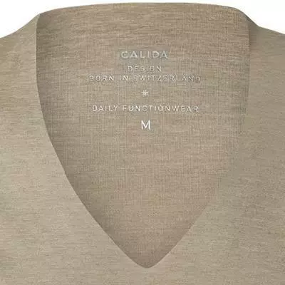 CALIDA T-Shirt 14586/907 Baumwoll-Stretch geruchshemmend, Beige, Bronze 3 CALIDA T-Shirt 14586/907 Baumwoll-Stretch geruchshemmend, Beige, Bronze – Bild 3