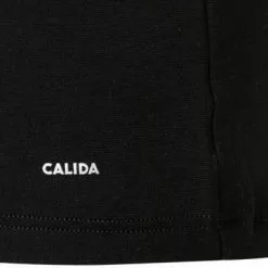 CALIDA T-Shirt 14290/992 Baumwoll-Stretch, Schwarz -Wäsche Verkaufsshop 374234 norm3