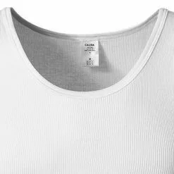 CALIDA Athletic-Shirt 10110/001 Tanktop, Baumwolle, Weiß -Wäsche Verkaufsshop 374251 norm2