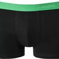 CALIDA Boxer 3er Pack 26341/774 Trunks, Baumwoll-Stretch, Schwarz, Rot-blau-grün -Wäsche Verkaufsshop 374273 norm3