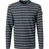 JOOP! Longsleeve Sebastian 30027883/404 Baumwolle, Indigo gestreift, Indigo
