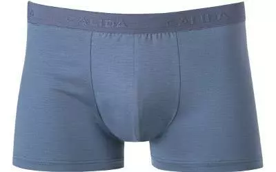 CALIDA Boxer 25380/457 Trunk, Jersey Compostable, Rauchblau, Dunkelblau 2 CALIDA Boxer 25380/457 Trunk, Jersey Compostable, Rauchblau, Dunkelblau – Bild 2