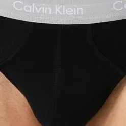 Calvin Klein Underwear Calvin Klein COTTON STRETCH 3er Pack U2661G/WHD Slips, Baumwoll-Stretch, Schwarz, Rot-grau-royal -Wäsche Verkaufsshop 374387 norm6