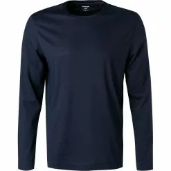 OLYMP Casual Modern Fit T-Shirt 5600/84/18 Longsleeve, Baumwolle, Marine