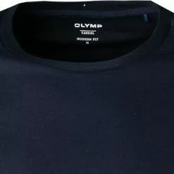 OLYMP Casual Modern Fit T-Shirt 5600/84/18 Longsleeve, Baumwolle, Marine -Wäsche Verkaufsshop 374442 norm2