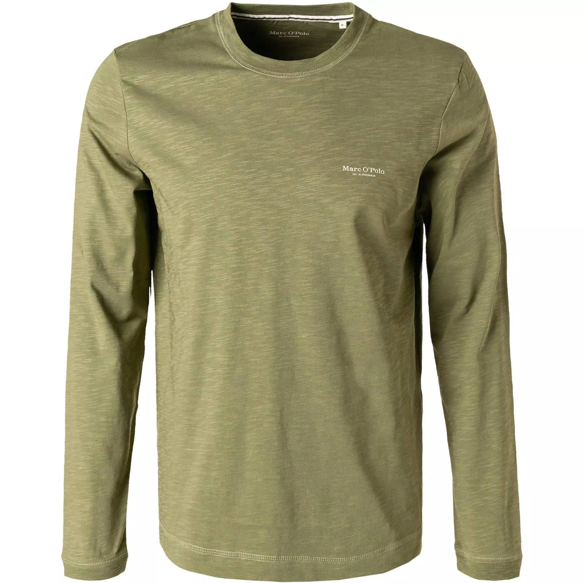 Marc O'Polo Longsleeve M27 2222 52080/421 Bio Baumwolle, Olivgrün meliert, Oliv 1 Marc O'Polo Longsleeve M27 2222 52080/421 Bio Baumwolle, Olivgrün meliert, Oliv