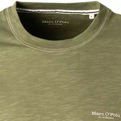 Marc O'Polo Longsleeve M27 2222 52080/421 Bio Baumwolle, Olivgrün meliert, Oliv 3 Marc O'Polo Longsleeve M27 2222 52080/421 Bio Baumwolle, Olivgrün meliert, Oliv – Bild 3