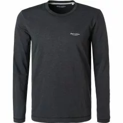 Marc O'Polo Longsleeve M27 2222 52080/991 Bio Baumwolle, Anthrazit meliert, Anthrazit