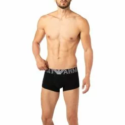 EMPORIO ARMANI Trunk 111389/1A516/00020 Baumwoll-Stretch, Schwarz