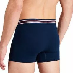 Schiesser Shorts 3er Pack 175732/908 Trunks, Baumwoll-Stretch, Navy -Wäsche Verkaufsshop 374639 norm2