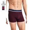 Schiesser Shorts 3er Pack 175736/910 Trunks, Baumwoll-Stretch, Rot-nachtblau, Rot