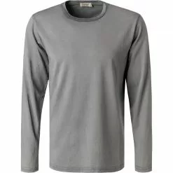 CROSSLEY Longsleeve Hasttc/748C Baumwolle, Graublau, Hellgrau