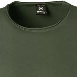 Strellson T-Shirt Tyler 30028482/311 Longsleeve, Pima Baumwolle, Olivgrün, Tannengrün -Wäsche Verkaufsshop 374959 norm2