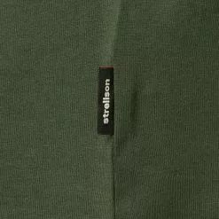 Strellson T-Shirt Tyler 30028482/311 Longsleeve, Pima Baumwolle, Olivgrün, Tannengrün -Wäsche Verkaufsshop 374959 norm3