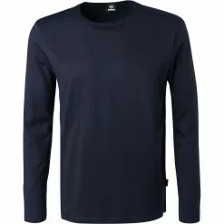 Strellson T-Shirt Tyler 30028482/401 Longsleeve, Pima Baumwolle, Navy