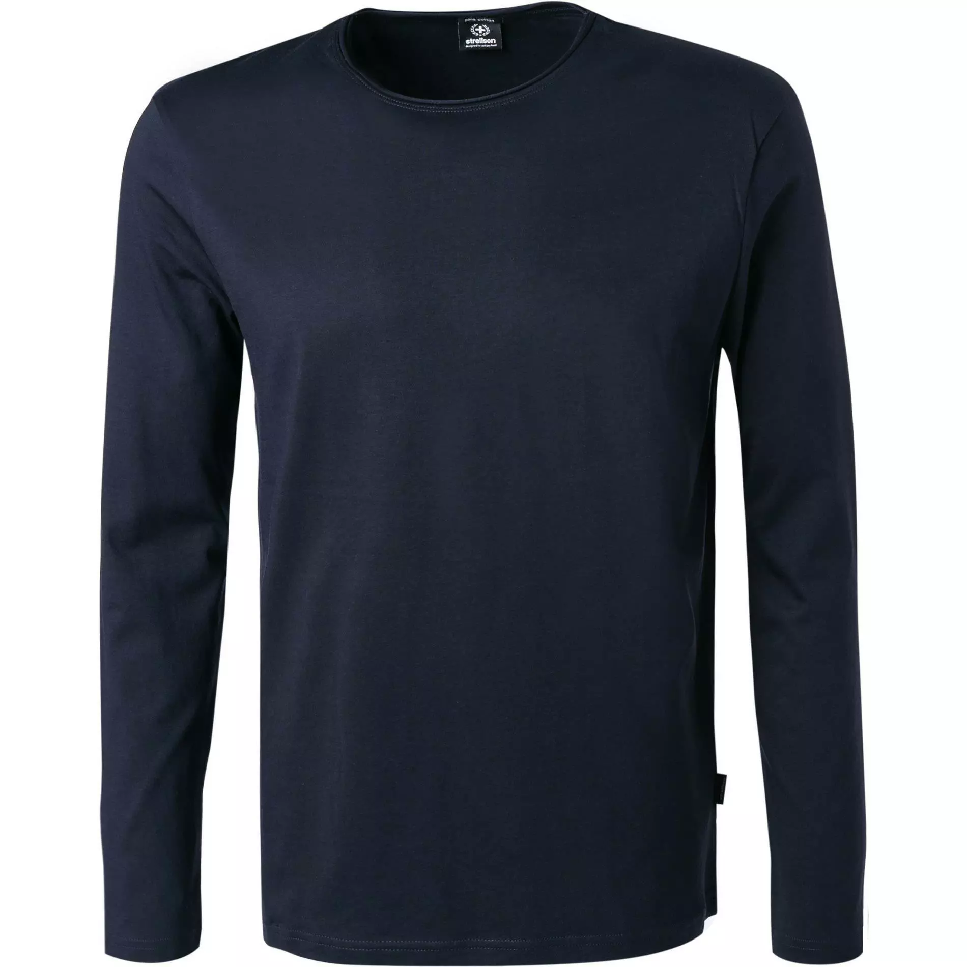 Strellson T-Shirt Tyler 30028482/401 Longsleeve, Pima Baumwolle, Navy 1 Strellson T-Shirt Tyler 30028482/401 Longsleeve, Pima Baumwolle, Navy