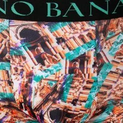 bruno banani Shorts Antique Art 2201-2338/4323 Trunk, Mikrofaser-Stretch, Orange-türkis, Multicolor -Wäsche Verkaufsshop 374990 norm2