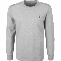 Polo Ralph Lauren Longsleeve 710842632/003 Classic Fit, Baumwolle, Silbergrau meliert, Silber