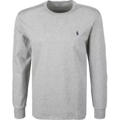 Polo Ralph Lauren Longsleeve 710842632/003 Classic Fit, Baumwolle, Silbergrau meliert, Silber 2 Polo Ralph Lauren Longsleeve 710842632/003 Classic Fit, Baumwolle, Silbergrau meliert, Silber – Bild 2