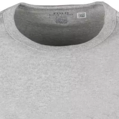 Polo Ralph Lauren Longsleeve 710842632/003 Classic Fit, Baumwolle, Silbergrau meliert, Silber 3 Polo Ralph Lauren Longsleeve 710842632/003 Classic Fit, Baumwolle, Silbergrau meliert, Silber – Bild 3