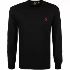Polo Ralph Lauren Longsleeve 710842632/001 Classic Fit, Baumwolle, Schwarz