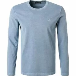 Marc O'Polo Longsleeve M28 2236 52094/866 Bio Baumwolle, Hellblau, Blau