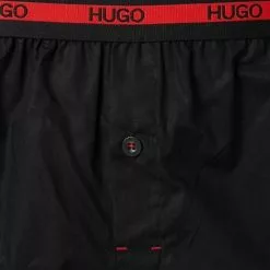 HUGO Boxer Shorts 2er Pack 50438748/001 Boxershorts, Baumwolle, Schwarz -Wäsche Verkaufsshop 375422 norm2