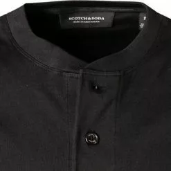 Scotch & Soda Longsleeve 163951/0008 Baumwolle, Schwarz -Wäsche Verkaufsshop 375484 norm2