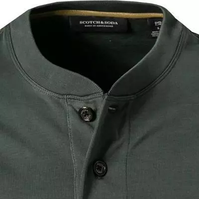 Scotch & Soda Longsleeve 163951/0555 Baumwolle, Dunkelgrün 3 Scotch & Soda Longsleeve 163951/0555 Baumwolle, Dunkelgrün – Bild 3