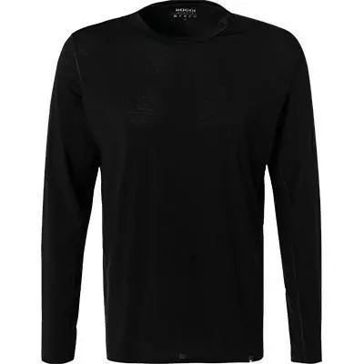 BOGGI MILANO T-Shirt BO21A0127/03 Longsleeve, Mikrofaser atmungsaktiv, Schwarz 2 BOGGI MILANO T-Shirt BO21A0127/03 Longsleeve, Mikrofaser atmungsaktiv, Schwarz – Bild 2