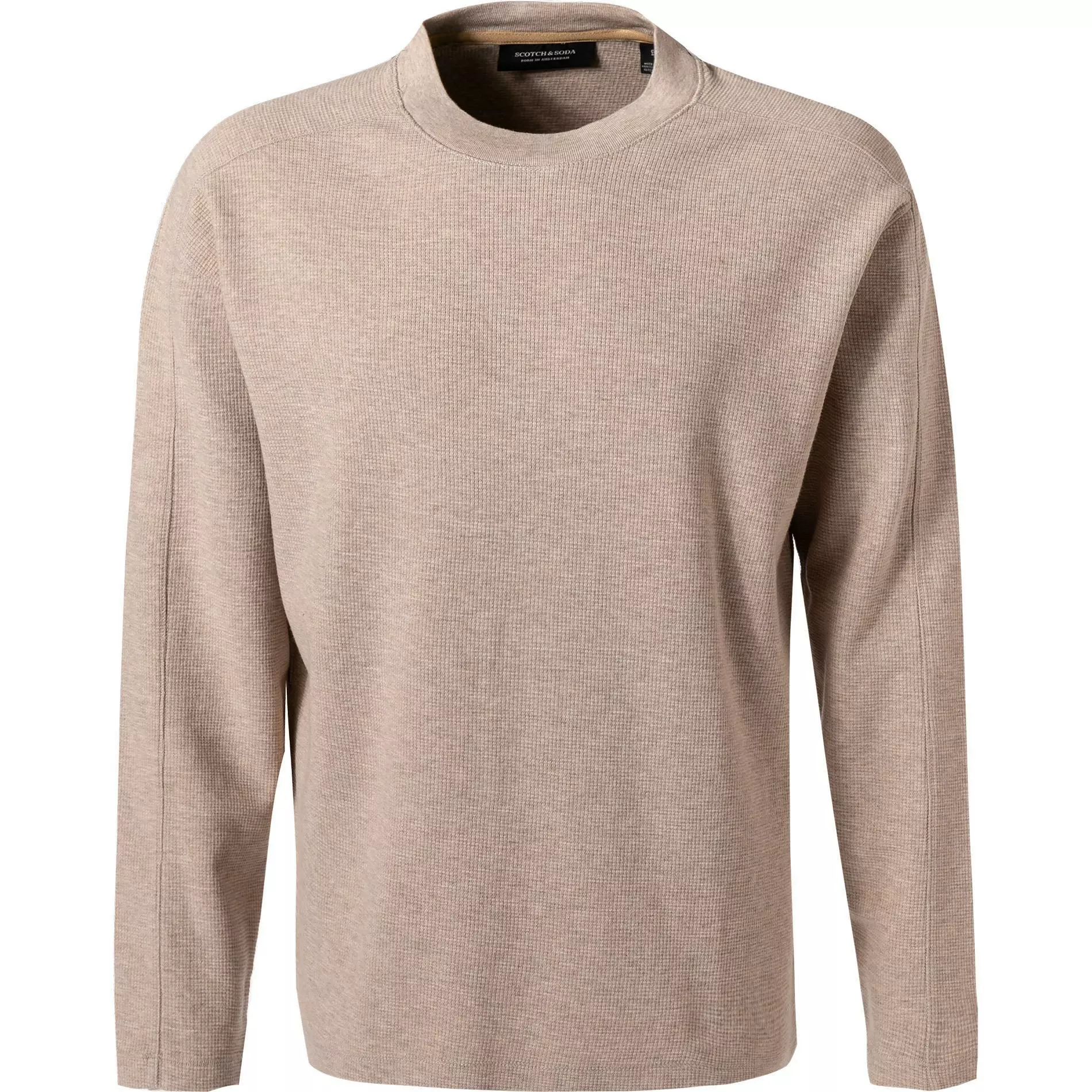 Scotch & Soda Longsleeve 163954/4307 Bio Baumwolle, Sand 1 Scotch & Soda Longsleeve 163954/4307 Bio Baumwolle, Sand