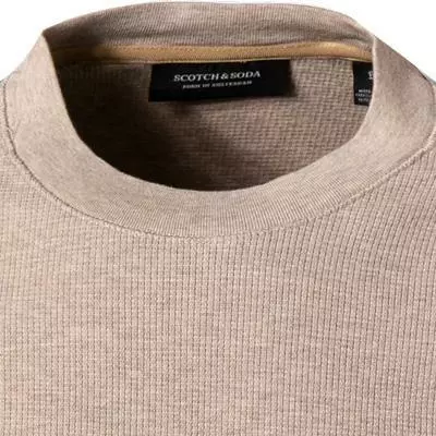Scotch & Soda Longsleeve 163954/4307 Bio Baumwolle, Sand 3 Scotch & Soda Longsleeve 163954/4307 Bio Baumwolle, Sand – Bild 3