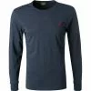 Polo Ralph Lauren Longsleeve 710671468/043 Custom Slim Fit, Baumwolle, Tiefseeblau meliert, Tiefseeblau