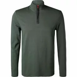 Strellson Longsleeve Trey 30028031/311 Regular Fit, Baumwolle, Dunkelgrün